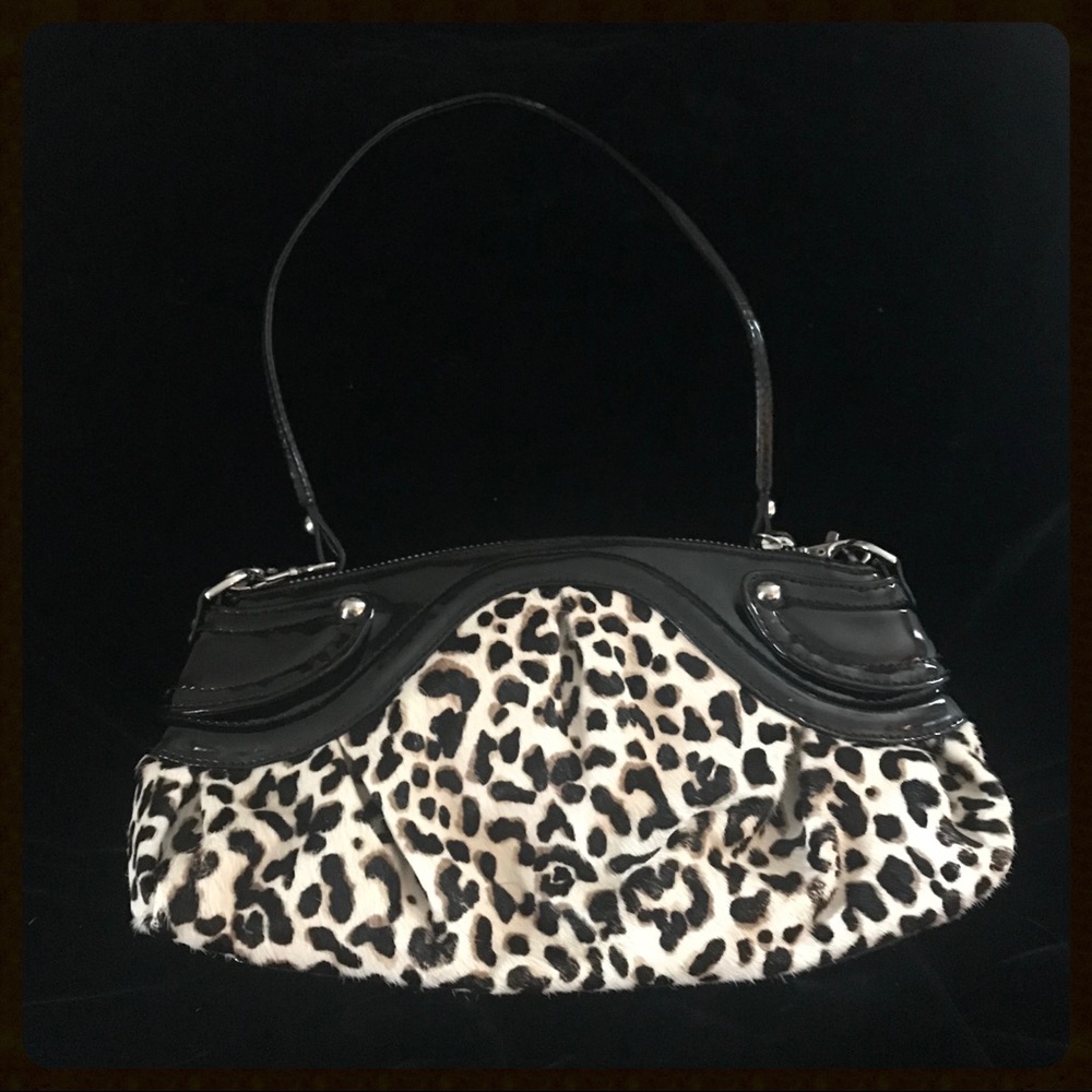 WHBM RUCHED HANDBAG ~ PRISTINE!!